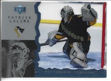 1996-97 Upper Deck Ice Patrick Lalime RC (Peeled)