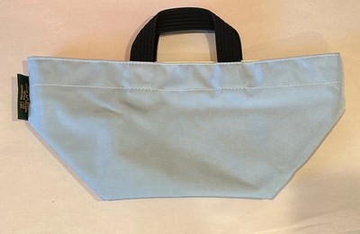 Herve Chapelier Nylon boat type tote S - blue cream top Nylon