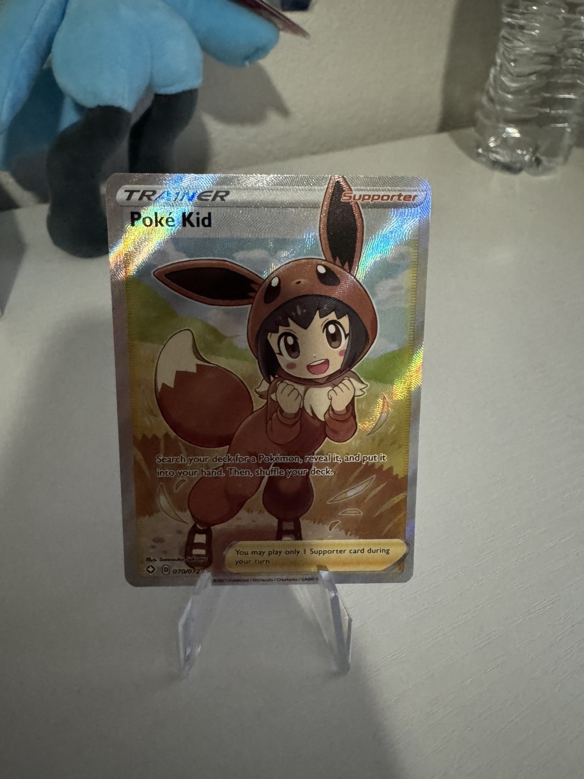 Poke Kid 070/072 Shining Fates NM Full Art Ultra Rare Pokemon Card