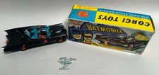 VGC Vintage Corgi #267 Batmobile TV Toy Car Model W/Box (P)