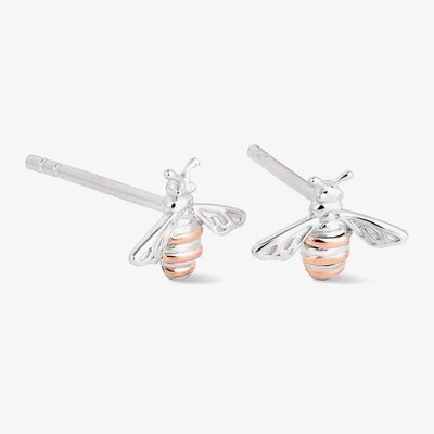 Clogau Natures Wonder Honey Bee Earrings 3SHNBE