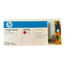 Genuine HP 124A Toner Cartridge - Magenta Pink Q6003A Printer ink NEW In Box