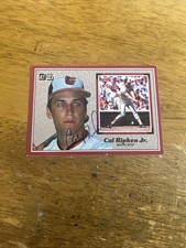 signed Cal Ripken Jr. 1983 Donruss big card