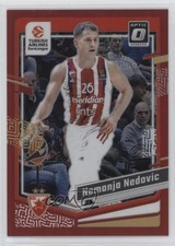 2023 Panini Donruss EuroLeague Optic Red Prizm 81/99 Nemanja Nedovic #124 14md