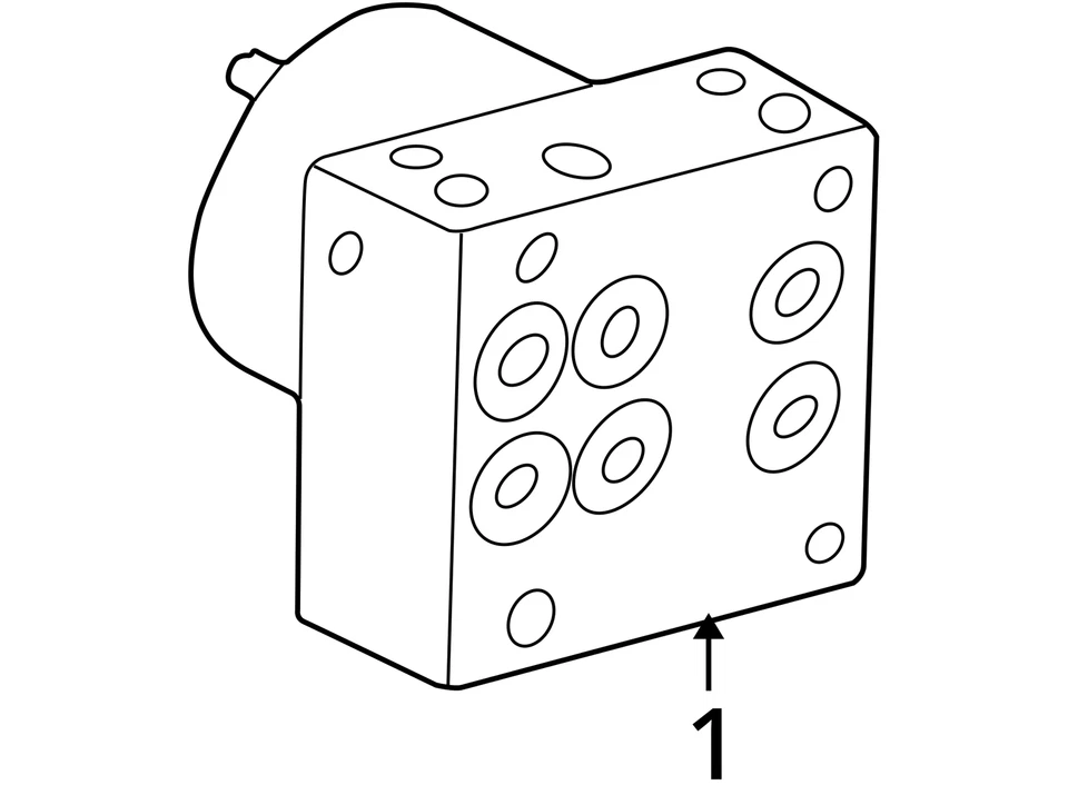 Anti-Lock Brake Part Pump Only Fits 03-04 AVIATOR 831783 Foto 3 de 4