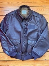 VINTAGE A-2 Pilotenjacke Ziegenleder Original US Air Force Saddlery/Cooper  46L