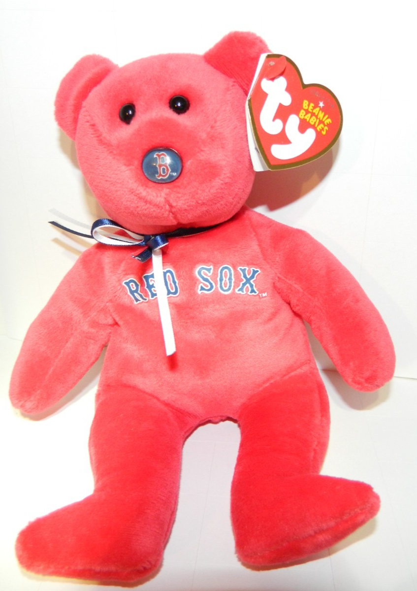 TY MLBボストンレッドソックス ビーニーベイビーズ ぬいぐるみ 2015年製 Ty Beanie Baby Boston Red Sox 8