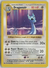 Dragonair 18/102 Rare Base Set Shadowless Pokemon Unlimited Heavily Played on eBay