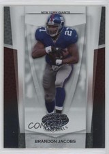 2007 Leaf Certified Materials Brandon Jacobs #10 2u3