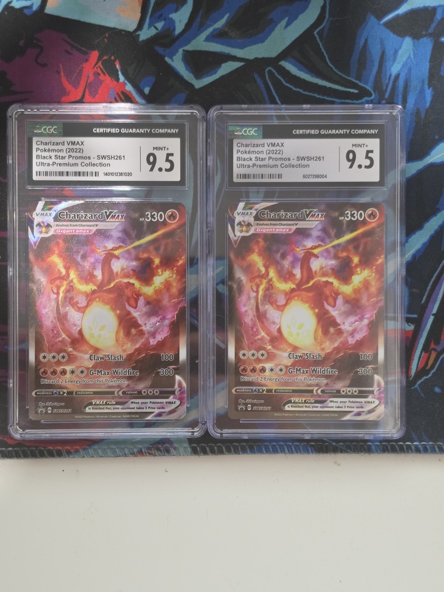 Pokemon Ultra Premium Coll Black Star Promo CHARIZARD VMAX SWSH261 CGC 9.5  MINT+