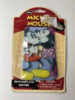 Disney Mickey & Minnie Mouse Switchplate Cover Single Toggle w/Screws