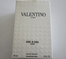 Valentino Uomo Born In Roma Ivory Eau de Toilette Spray, Regular Size 3.4 fl oz
