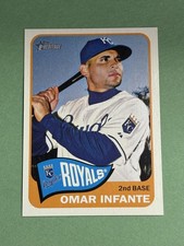 Omar Infante 2014 Topps Heritage Kansas City Royals #369 X936