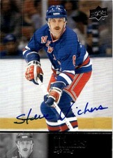 2020-21 UD ULTIMATE COLLECTION RETRO AUTOGRAPH STEVE VICKERS AUTO NEW YORK