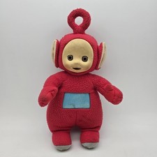 Vintage 1998 Teletubbies Po Plush Red Playskool Stuffed Toy Kid Collectible