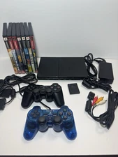 Sony PlayStation 2 PS2 Slim System Console OEM Controllers SCPH-90001 Bundle Lot