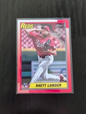 2025 TOPPS RHETT LOWDER #T90-91 Baseball Rookie REDS RC 35TH ANNIV