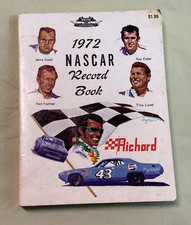 Original Vintage 1972 Nascar Record Book Richard Petty Look Nice