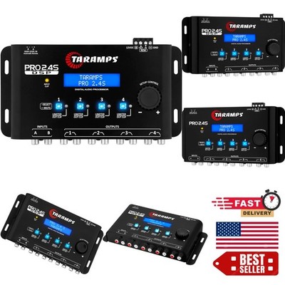 Compact Pro 2.4S Audio Equalizer - 15 Bands, 12 Presets, Superior Sound Control