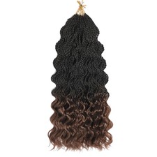 Wavy Senegalese Twist Crochet Braids 6packs/lot 18Inch 35Strands/Pack Synthet...