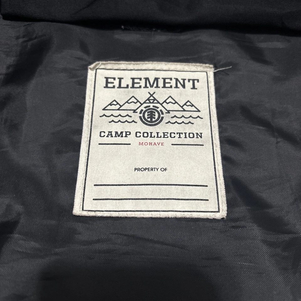 Mochila de Monopatín Vintage Y2K Element Rasta Colores Logo Negro Verde Amarillo Foto 4 de 4