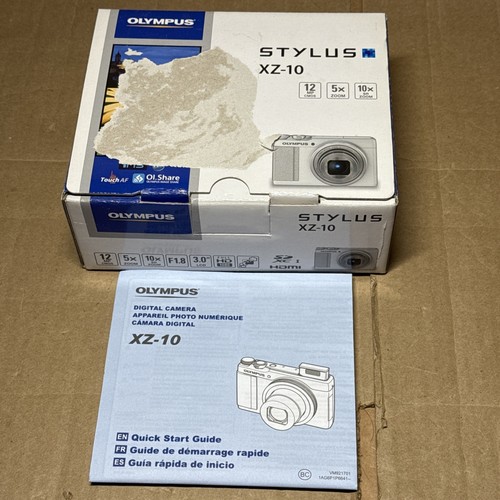 Olympus Stylus XZ-10 12.0MP Digital Camera - Black W Bundle Tested Works Great - Picture 13 of 13