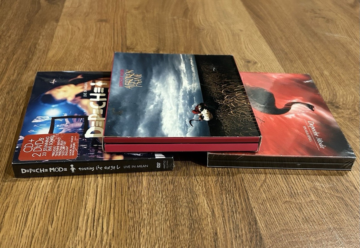 Depeche Mode CD DVD Box Set Bundle Broken Frame Speak Spell Live