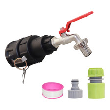 Water KEG Outlet Tap 3/4 Inch with S60X6 Thread for IBC Container Build