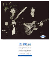Will Sergeant ‘Echo And The Bunnymen’ Band Guitarist Signed 8x10 Photo ACOA
