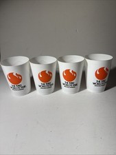 VTG Lot Of 4 1982  Worlds Fair knoxville,TN Plastic Drinking Cups Nice