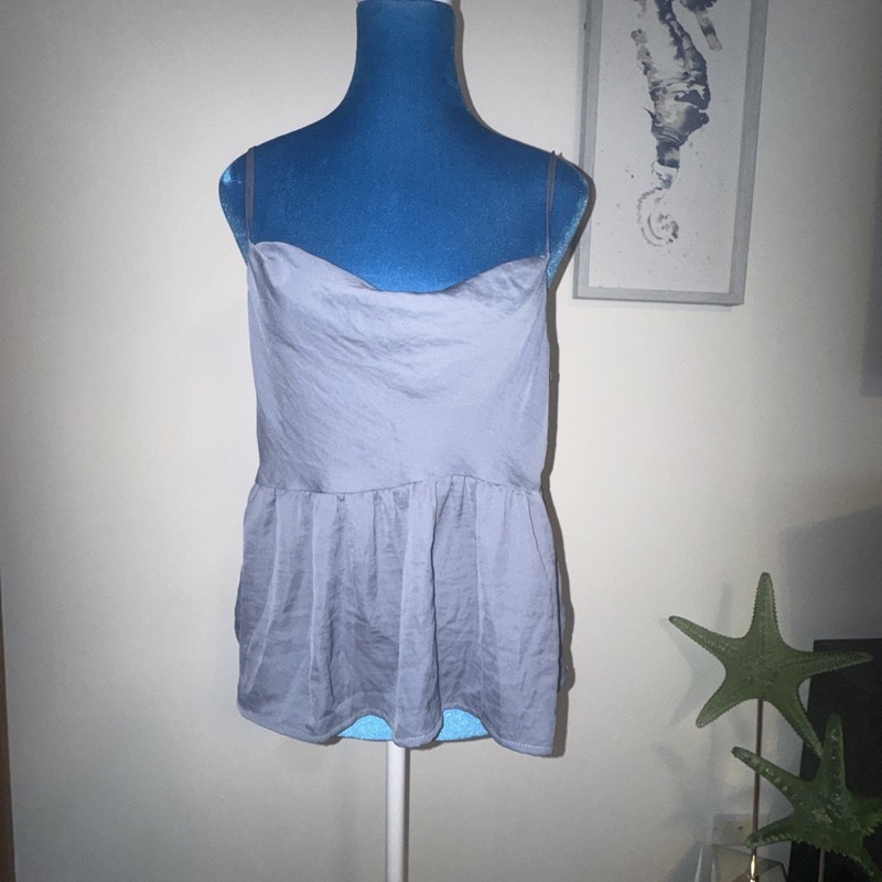 American Eagle 🦅 Small Tank NWT  Slate Blue