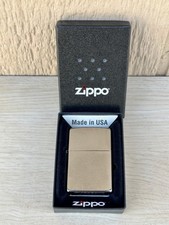 Zippo Windproof Lighter Classic Brushed 207 Street Chrome Color Made In USA