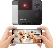 Play 2 Wi-Fi Pet Camera with Laser Toy for Cats  Dogs, 1080P HD Video, 160  Ful