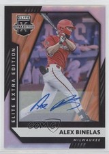 2021 Panini Elite Extra Edition Signatures Alex Binelas #86 Auto 10k8