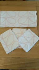 Orla Kiely Linear Stem Cloud Pink Double Duvet Cover & 3 Pillow Slips
