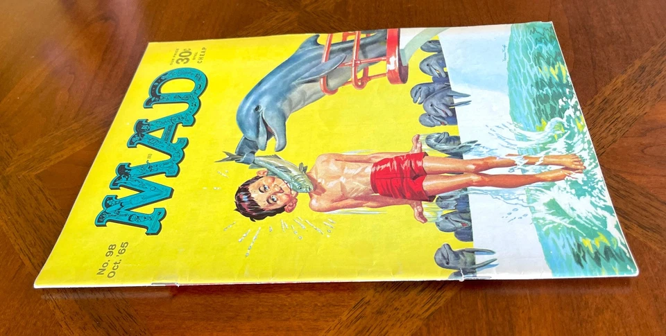 4 MAD MAGAZINES from 1965-66!  Fine to F/VF! #98, 102, 107, 114  - Classic MADS! - Image 3 of 4