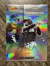 2020 Luis Robert Bowman's Best ROOKIE AUTO /60 Franchise Favorites SSP RARE