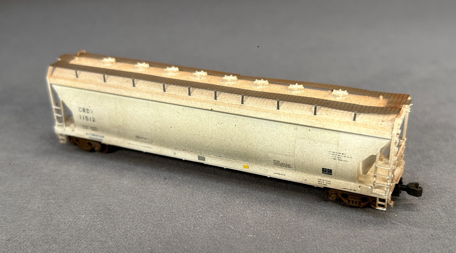 New Weathered Atlas Pressuraide Centerflow Hopper CRDX #11512, N scale ...