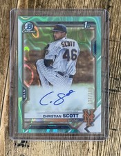 Christian Scott Bowman First Auto /199 Lava Refractor