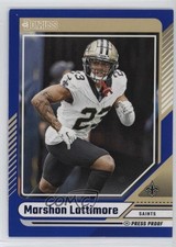 2024 Panini Donruss Blue Press Proof Marshon Lattimore #133 1me7