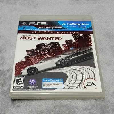 Need for Speed Most Wanted Sony PlayStation 3 PS3 Walmart Exclusive As-Is CIB