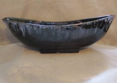 Beautiful Vintage Le Mar Imperial Pottery Chicago Glaze Planter VTG 1950s