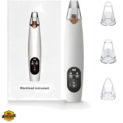 Blackhead Remover Pore Vacuum, Electric Facial Pore Extractor with Silicone P...