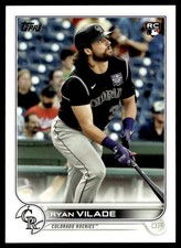 2022 Topps Ryan Vilade Rookie Colorado Rockies #586