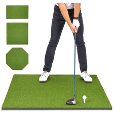 Versatile 5' x 4' Golf Hitting Mat – Indoor & Outdoor Elite Turf Performance!