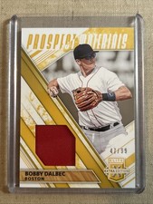 2019 Panini Elite Extra Edition Prospect Materials Gold 47/99 Bobby Dalbec 🔥