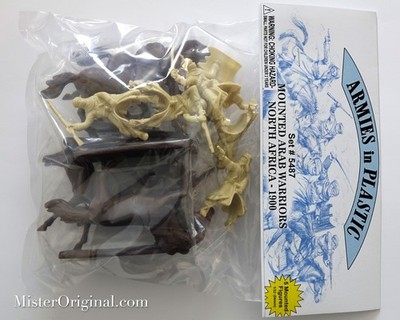 Armies in Plastic: Mounted Arab Warriors (1900) North Africa - 1/32 Scale (54mm)