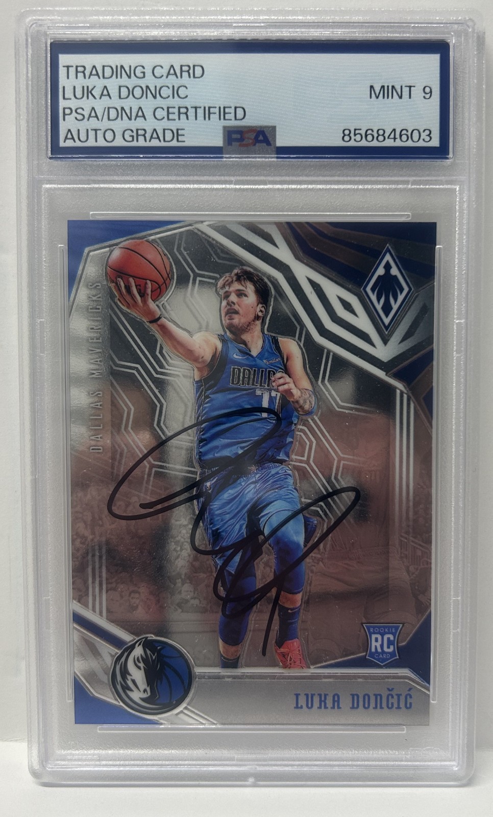 2018 Luka Doncic Rc Panini Chronicles Auto Signed Card Lakers PSA/DNA Gem Mt 9
