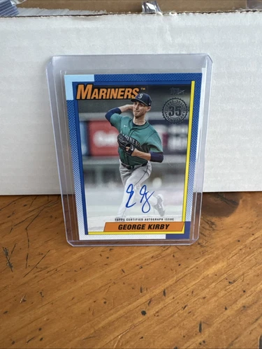 2025 Topps Series 1 - 1990 Topps Baseball Autographs George Kirby #90A-GK (AU)