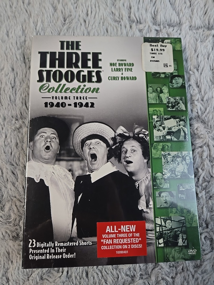 The Three Stooges Collection Volume 3 5 6 8 DVD Box Set X4 1940